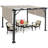 Beige Replacement Canopy for Pergola