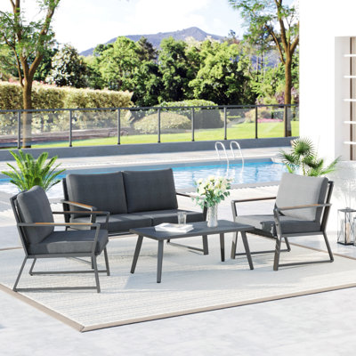 4 Piece Patio Furniture Set