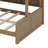 Bunk Bed With Storage Cabinets And USB Ports, Solid Pine Wood Frame With Safety Guard Rails-973647477-973647478