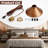 Oyisen Plug in Pendant Light 8.2 Inch Rusted Copper Shade Vintage Industrial Design On/Off Switch 14Ft Adjustable Cord Hanging Lamp Plug in for Living Room,Bedroom Hanging Light 2 Pack-198434432-198434434-198434429