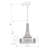 Gladsome 6 - Light Chandelier