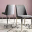Chaise d'appoint rembourrée Chromium Linen-22556526