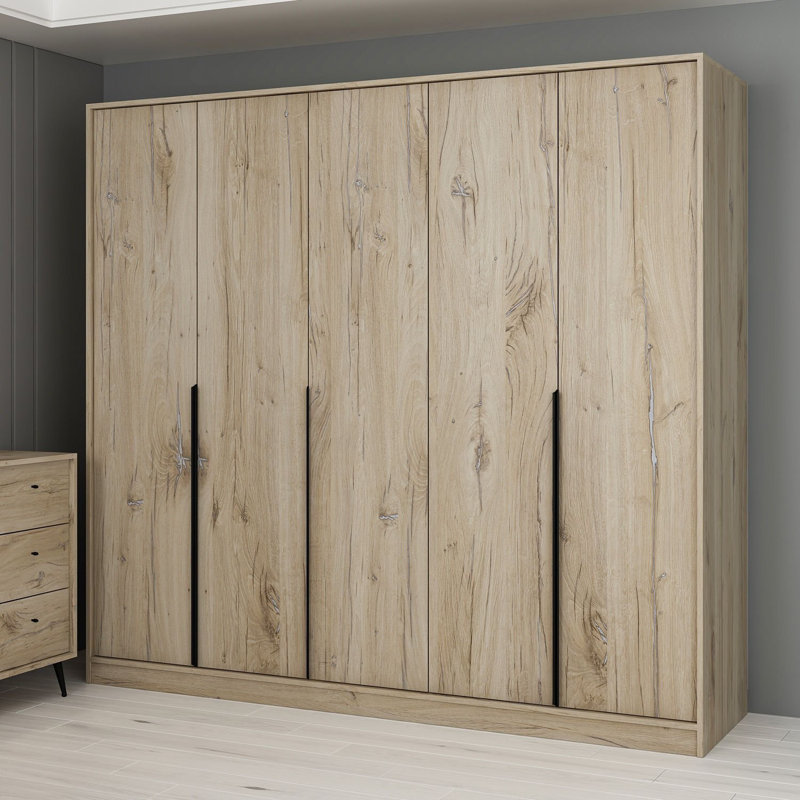 Elina Manufactured Wood Wardrobe, White