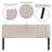 Ciriaca Quilted Tufted Upholstered Headboard-1453408640-1453408655