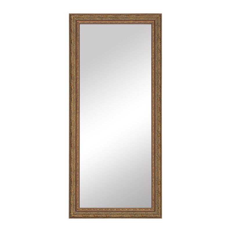 Litchfield Collection, Full Length Mirror, in a, Ideal Dressing Room Mirror, True Reflections Glass, Wood Frame,  Lean Against Wall or Wall-Mounted, 
