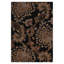 Tapis écologiques en laine touffetés à la main Akain - Rectangle, noir anthracite, motif floral moderne, tapis antidérapants faits à la main épais pour salon, chambre à coucher-83557539