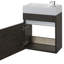 Ensemble de meuble-lavabo mural simple 18 po-1791257399