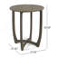 Table circulaire en bois de 27,5 po Hermosa