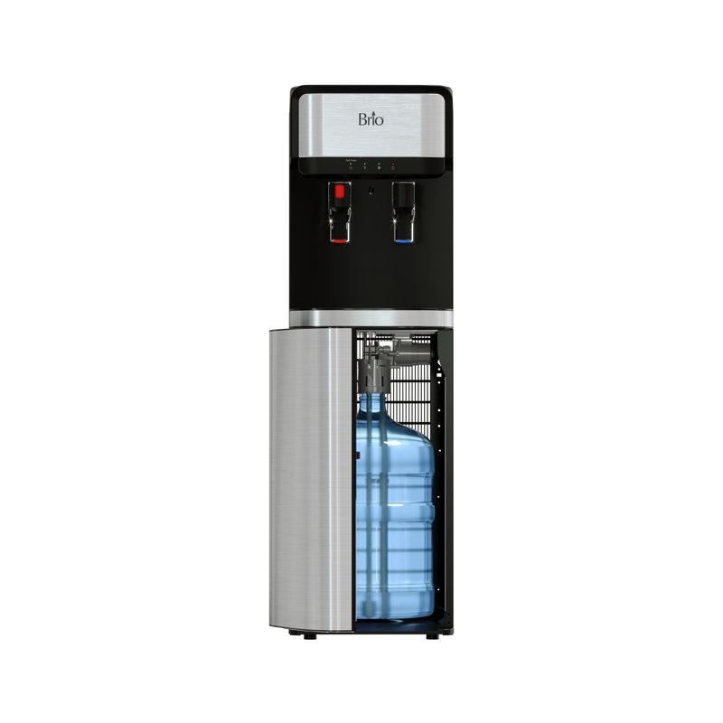 Brio Silver Free Standing Bottom Loading