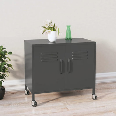 Storage Cabinet Freestanding File Cabinet with Shelves for Office Steel
