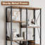 75.69cm H x 59.89cm W Metal Bookcase