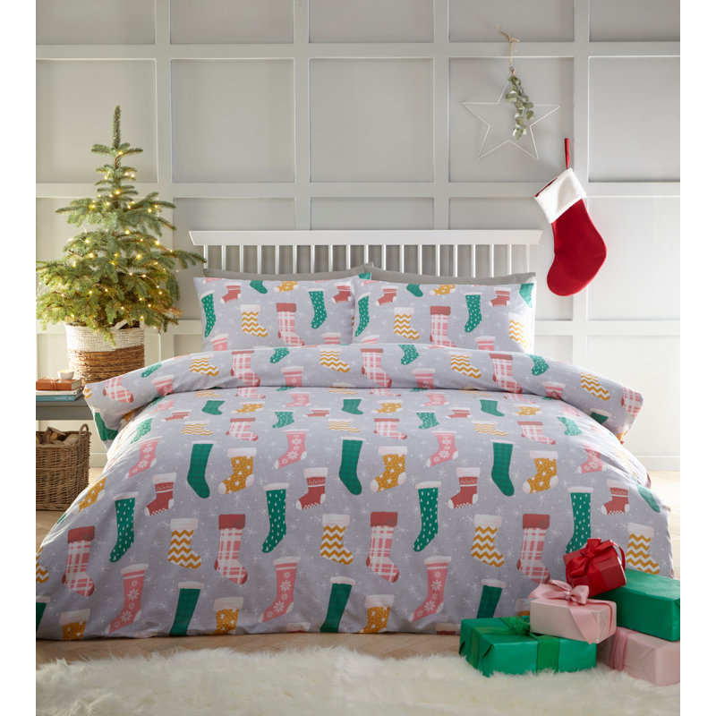Morrisville Multicolour Polyester 2 Piece Duvet Cover Set, Double - 2 Standard Pillowcases