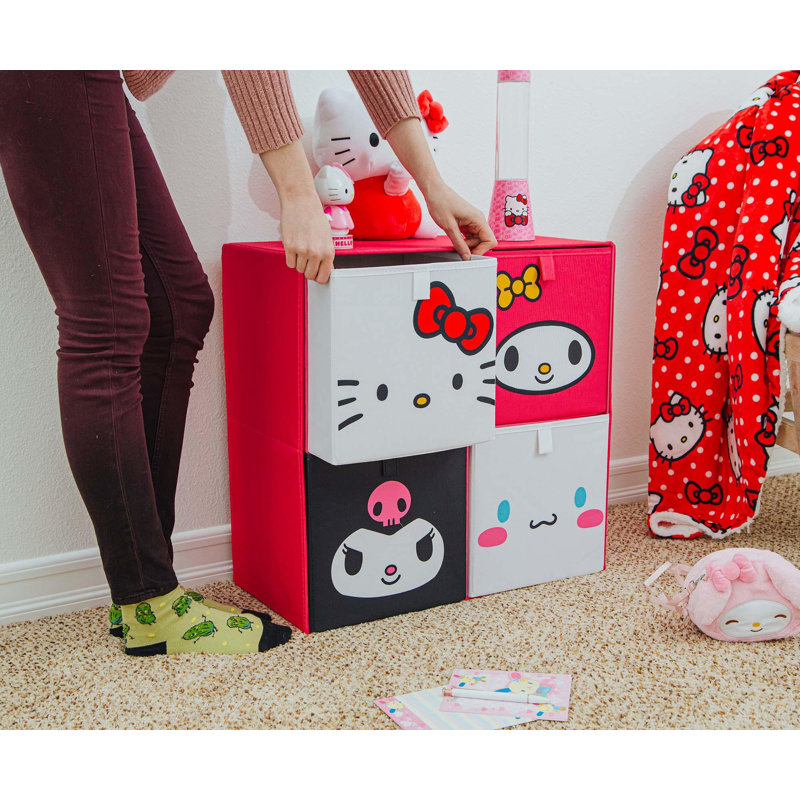 Bacs de rangement Sanrio Hello Kitty and Friends | Ensemble de 4