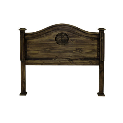 Lone Star Ranch Solid Wood Panel Headboard
