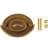 Hepplewhite Antique Brass Drawer Bail Pull ( Centers: 2-1/2")-124446541