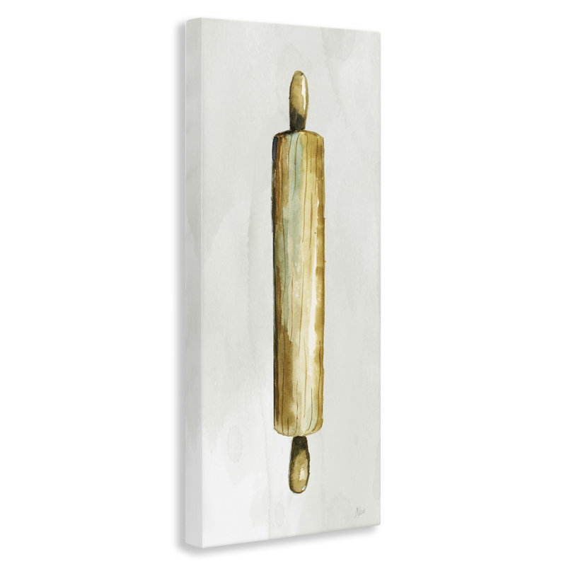 Rustic Rolling Pin Canvas Wall Art by Nan, H 40 po x l 17 po