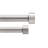 Cappa Drapery Solutions Adjustable 1" Steel Double Curtain Rod Set-474219486-474219484