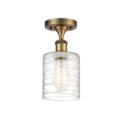 Leilani Glass Semi Flush Mount