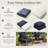 Braun Outdoor Cushions 24X24X5 Patio Chair Cushions Indoor/Outdoor Seat And Back Cushion, Cushions Only (Set Of 6)-1094484121-1094484126-1094484123