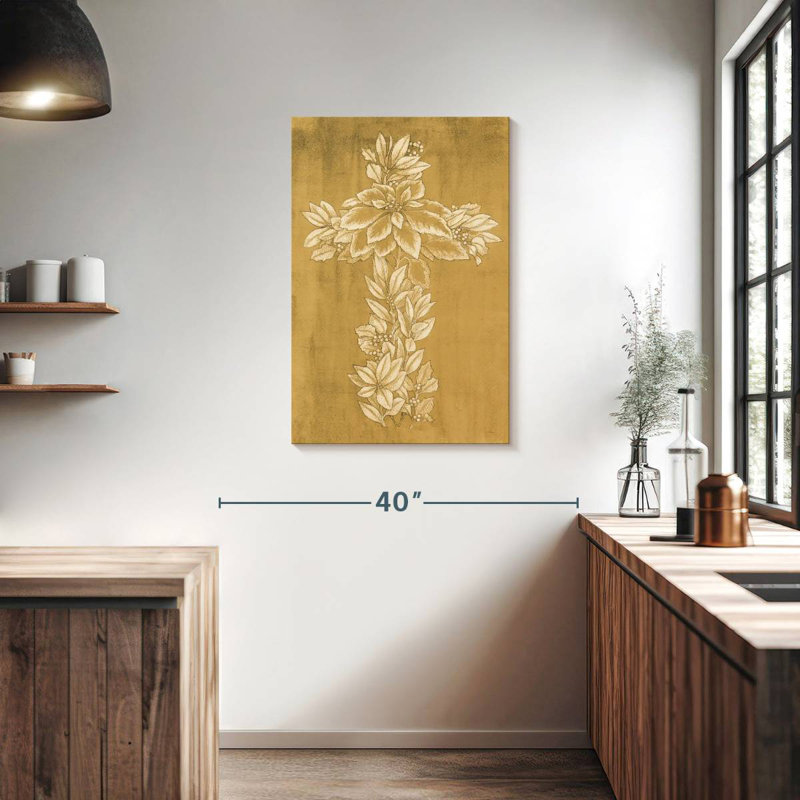 Adella Holiday Cross I, 36" H x 24" W