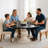 47.2"W Retro Country Style Round Dining Table-501745827