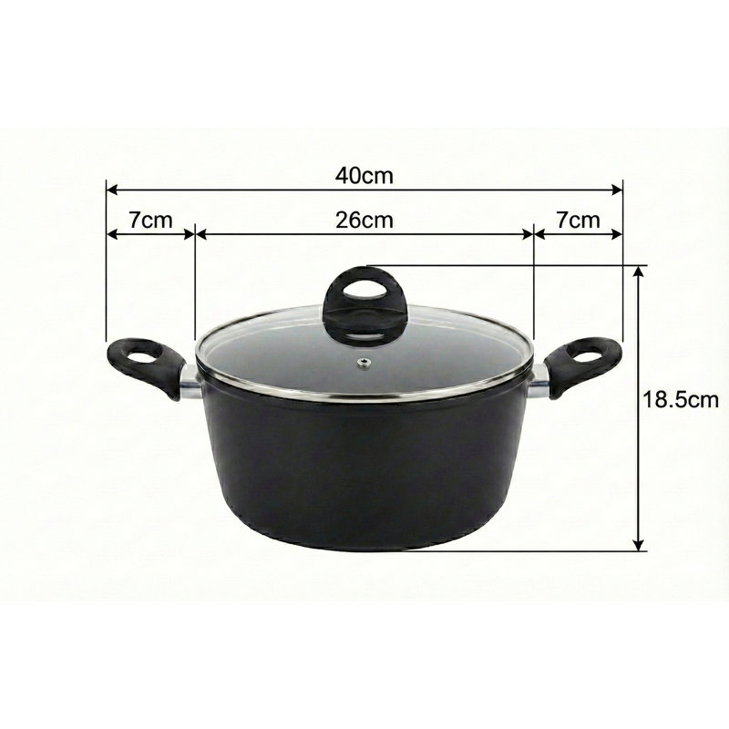 Urbn-Chef Non-Stick Aluminum Soup Pot, 40cm