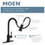 Robinet de cuisine à poignée simple rétractable avec Duralock™ et Reflex™ Voss-14261458