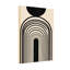 Motif d'arche géométrique noir et crème tendance-1550446589