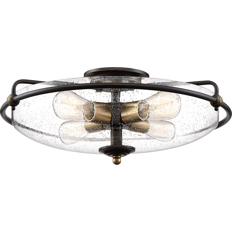 Ampelio Glass Flush Mount