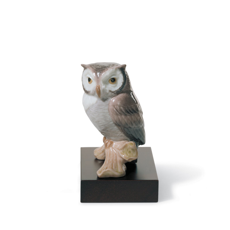 Knocks on Wood Lucky Owl Figurine