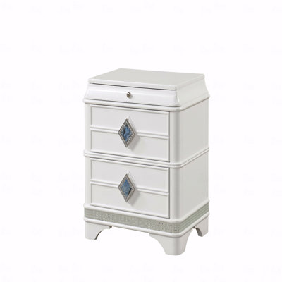 Table de chevet 2 tiroirs Modern