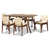 Beige/Walnut Brown