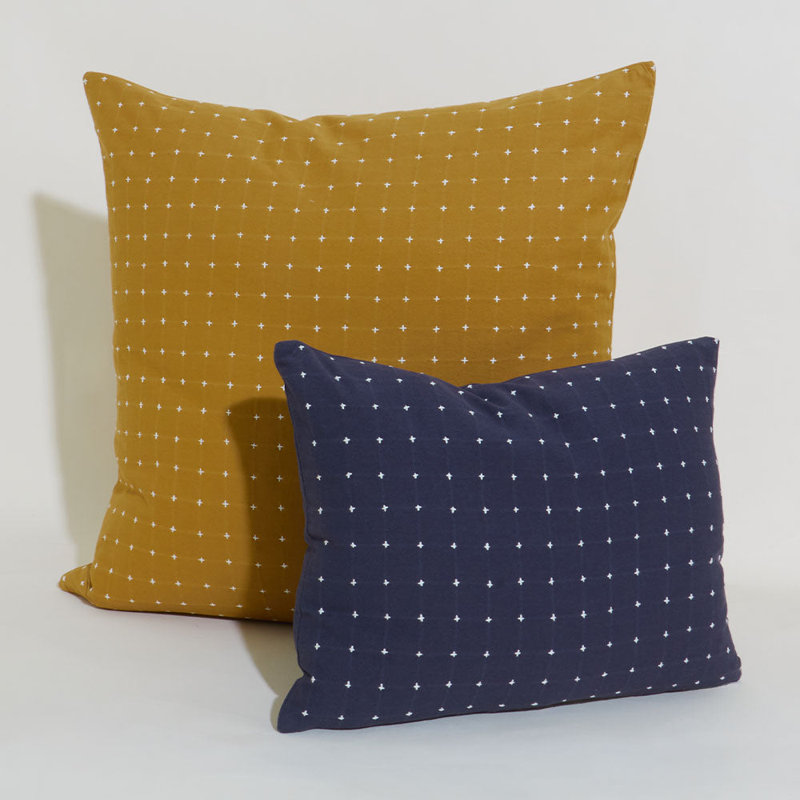 Square Pillow Cover & Insert, 22" H x 22" W, Moss