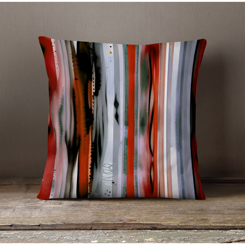 Throw Pillow, 16"H x 16"W, Pillow Cover Only - No Insert
