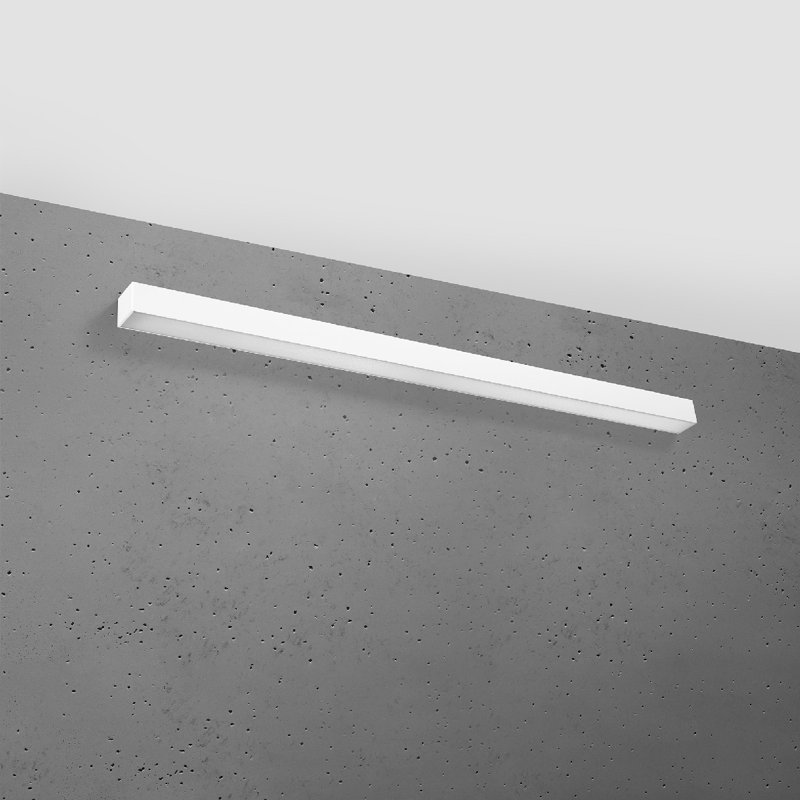 Alion LED Flush Mounted Sconce, Biały