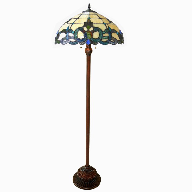 Hedding 63'' Antique Bronze Traditional Floor Lamp