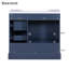 Ensemble de meuble-lavabo traditionnel 36 po avec lavabo en résine-103520420