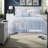 Piece Blue Floral Bedding Sets, Full Queen Microfiber Comforter, Farmhouse