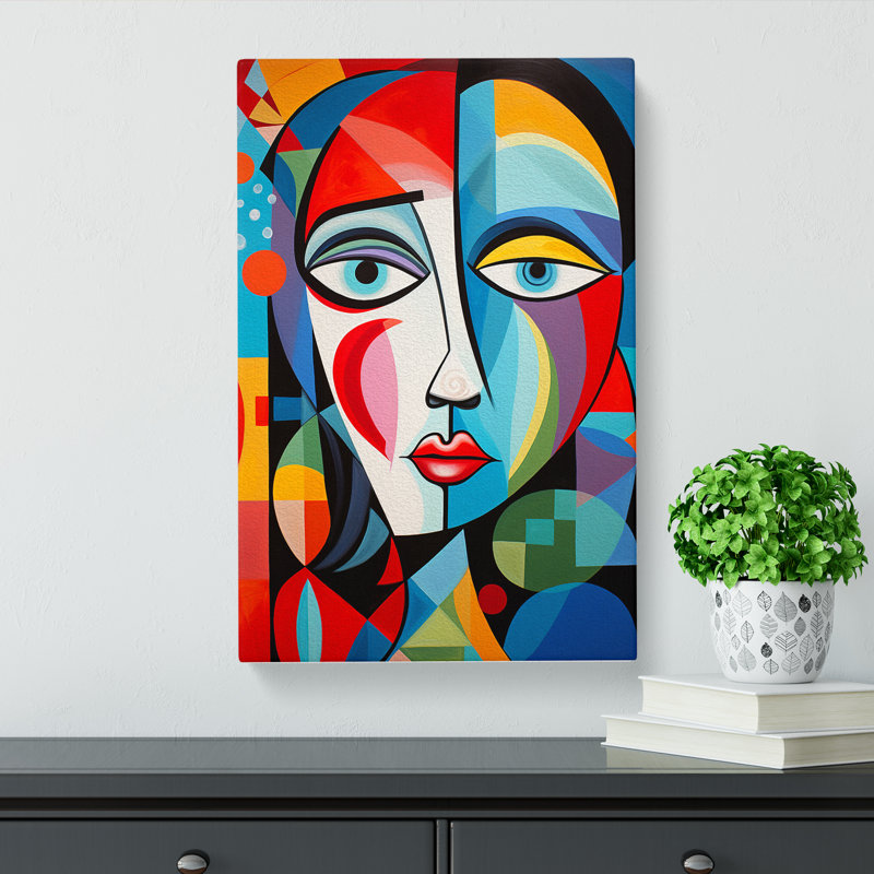 Pablo Picasso Colour Field - Wrapped Canvas, 50cm H x 35cm W x 3cm D