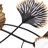 47'' Modern Ginkgo Leaf Metal Wall Decor, Multicolor Wall Art Accent