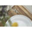 Ceramic Dinnerware White 9.69" Dinner Plate, Set of 4