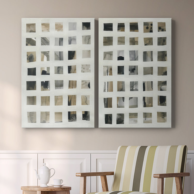 Toile tendue Grid of Grit I-Premium Gallery - prête à être accrochée, H 18 po x l 24 po