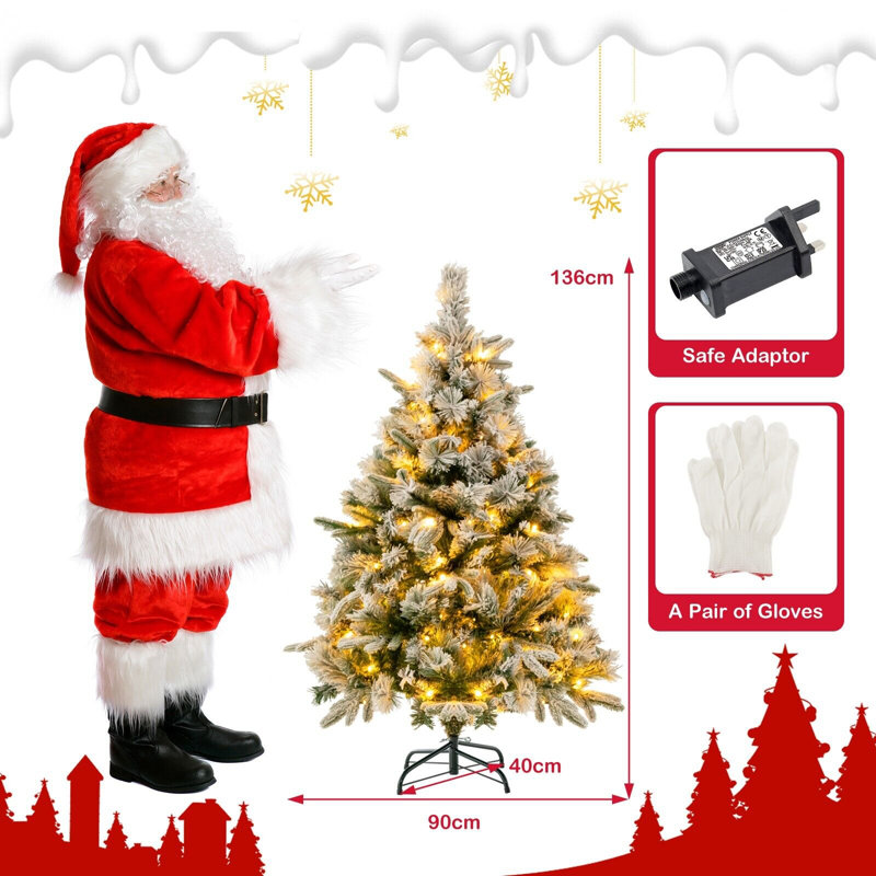 Lighted Artificial Christmas Tree