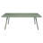 Luxembourg Rectangular Metal Outdoor Dining Table With Umbrella Hole , in. W in. D-86001430-86001433