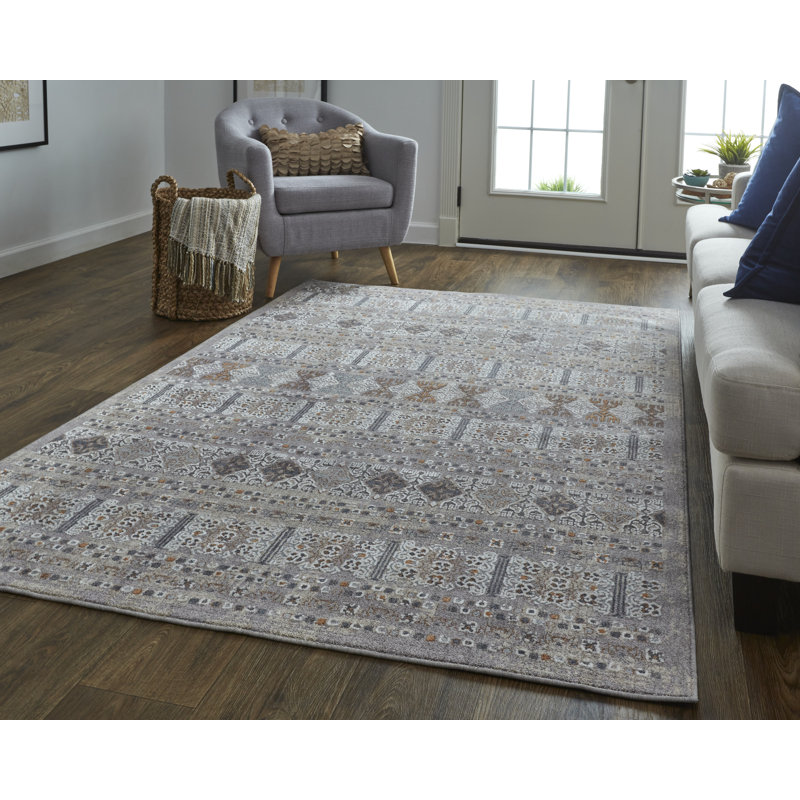 Cainsville Oriental Indoor Rug, Rectangle 6'7" x 9'4"
