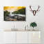 Mountain Stream View - Wrapped Canvas-56633862