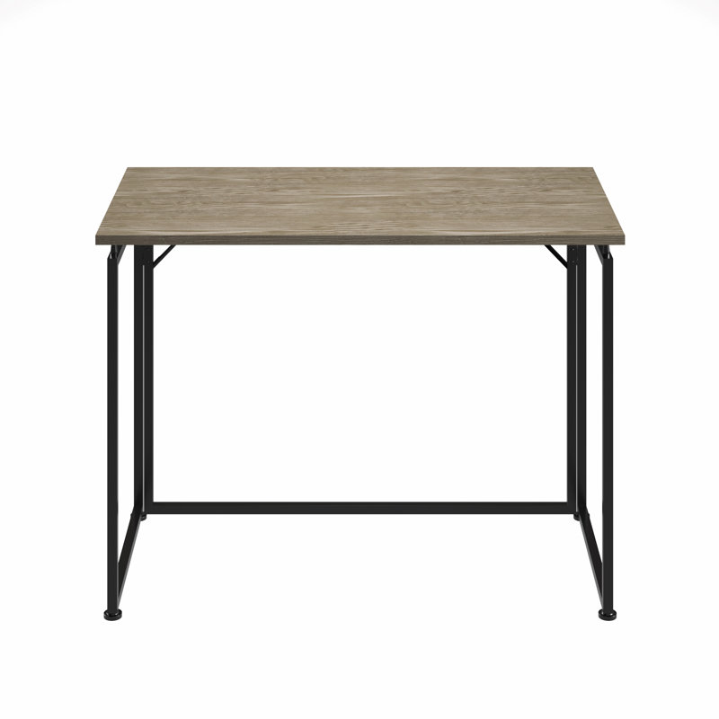 Bureau pliant peu encombrant pour la chambre à coucher du salon, Gris