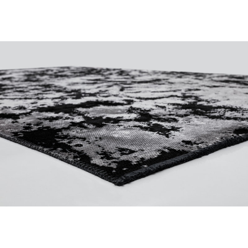 Tapis noir / gris Rapture, Rectangle 7 pi 10 po x 11 pi 2 po