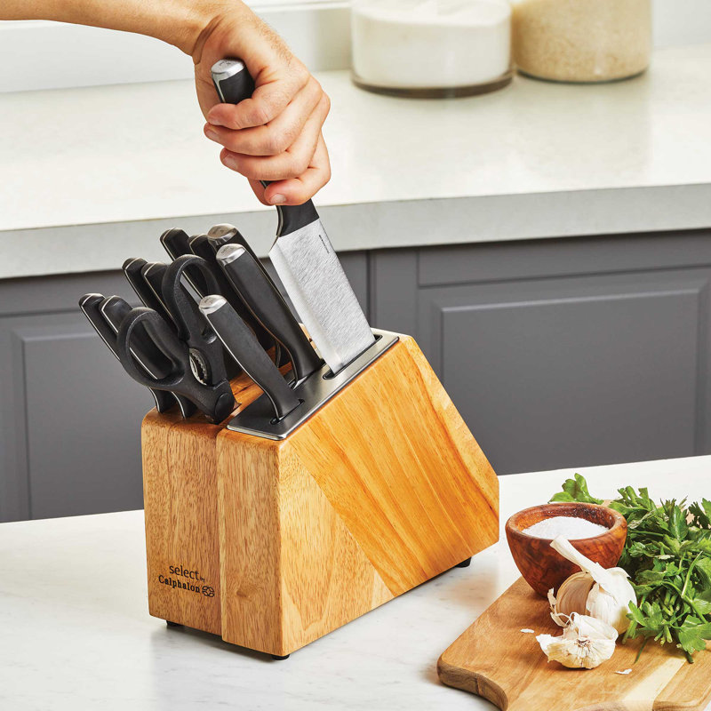 Select by Calphalon Antimicrobial Self-Sharpening 12-Piece Cutlery Set