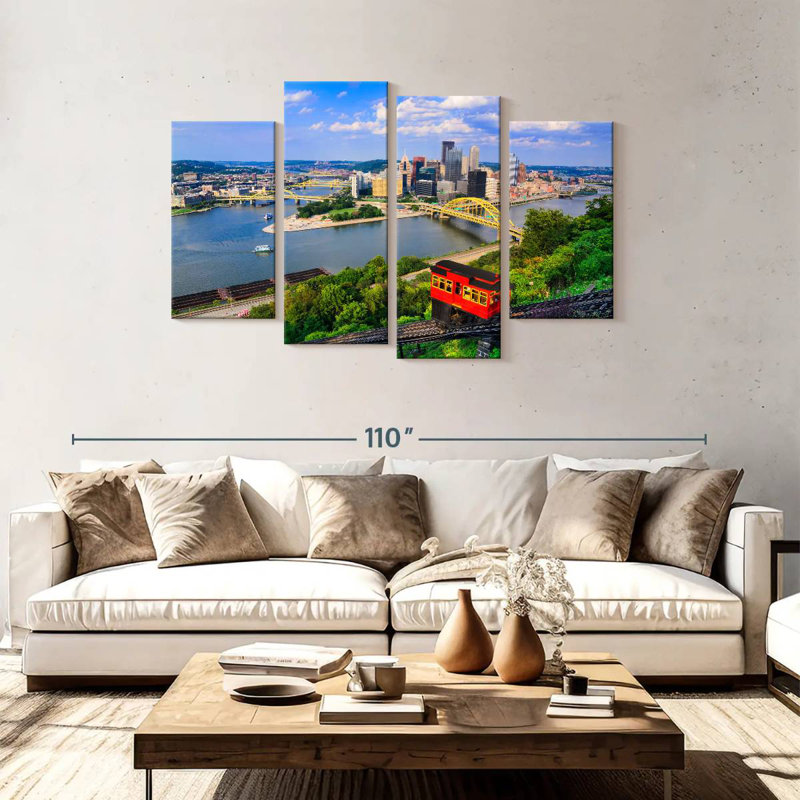 Vue de Nicci de Pittsburgh, H 48 po x l 75 po